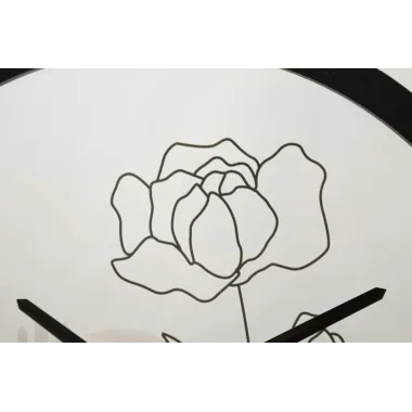 ZEGAR NASTĘNNY FLOWER -A- 40X3,5 cm